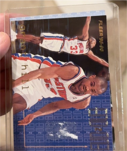 1995-96 Fleer End 2 End #7 Grant Hill — front