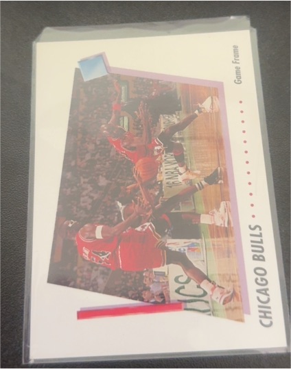 1991-92 SkyBox #408 Michael Jordan Game Frame — front