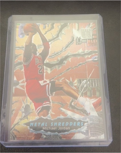 1996-97 Fleer Metal #241 Michael Jordan Metal Shredders — front