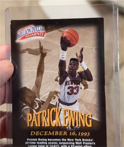 1997-98 Fleer Million Dollar Moments #7 Patrick Ewing — front