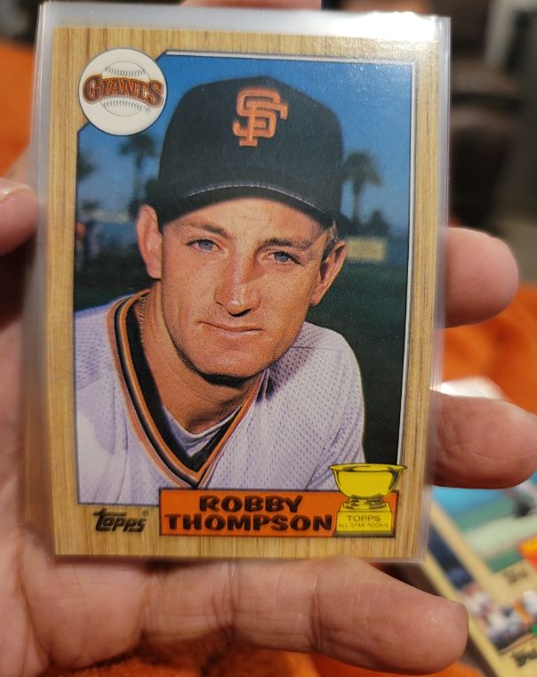 1987 Topps #658 Robby Thompson — front