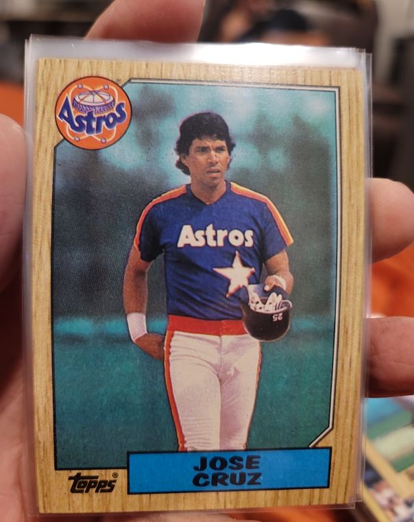1987 Topps #670 Jose Cruz — front