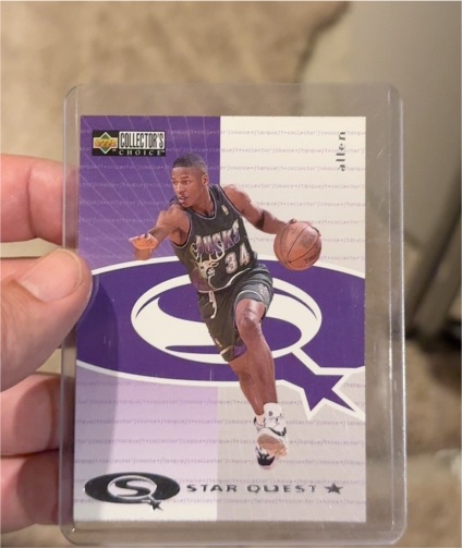 1997-98 Upper Deck Collector's Choice Star Quest #SQ35 Ray Allen — front