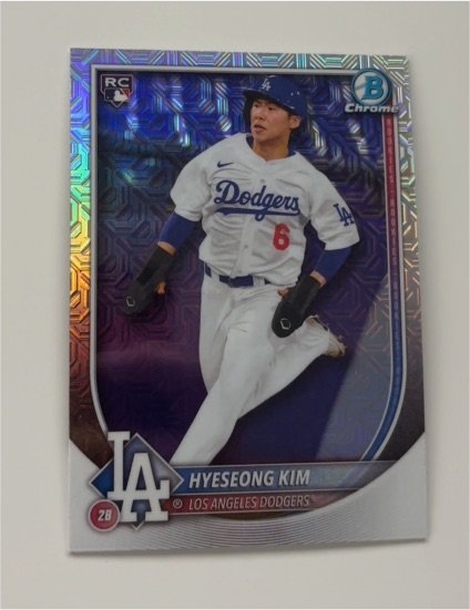 2025 Bowman Chrome #91 Hyeseong Kim — front