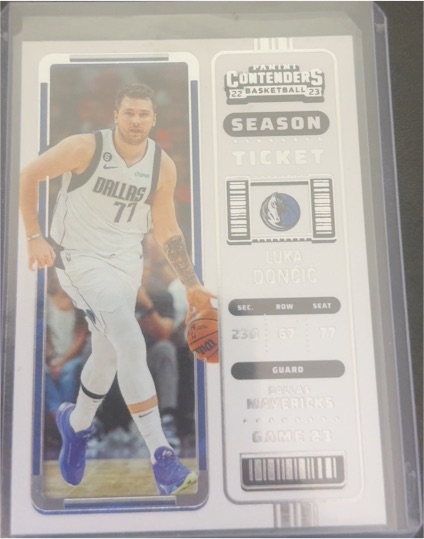 2022-23 Panini Contenders Season Ticket #57 Luka Dončić — front