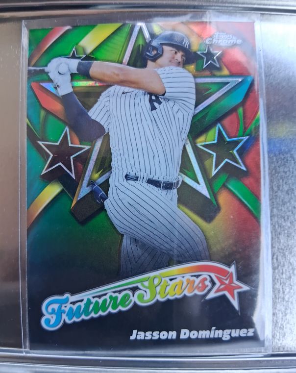 2025 Topps Chrome #FS-10 Jasson Dominguez Future Stars — front