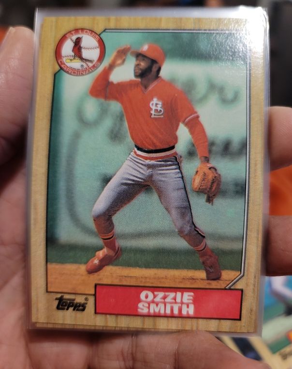 1987 Topps #749 Ozzie Smith — front