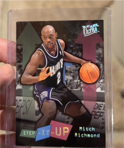 1996-97 Fleer Ultra #284 Mitch Richmond Step It Up — front