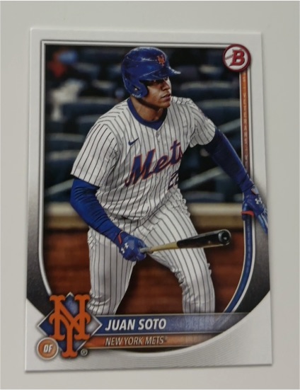 2025 Bowman #22 Juan Soto — front