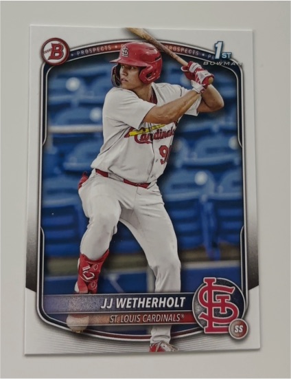 2025 Bowman #BP-22 JJ Wetherholt — front