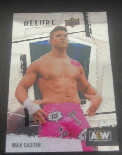 2022 Upper Deck AEW Allure #84 Max Caster — front