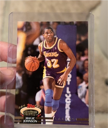 1992-93 Topps Stadium Club #32 Magic Johnson — front