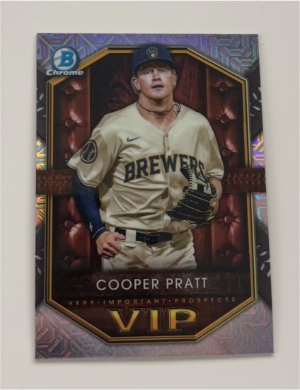 2025 Bowman Chrome #VIP-15 Cooper Pratt — front