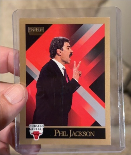 1990-91 SkyBox #304 Phil Jackson — front