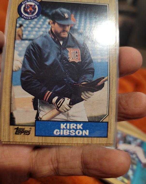 1987 Topps #765 Kirk Gibson — front