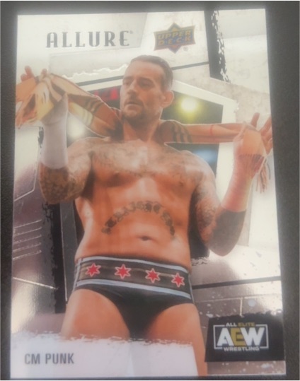 2022 Upper Deck Allure AEW #18 CM Punk — front