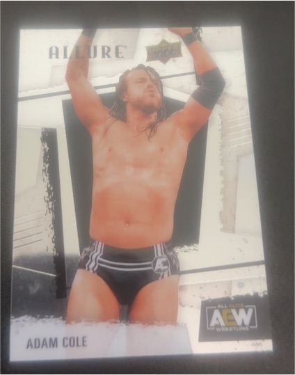 2022 Upper Deck AEW Allure #1 Adam Cole — front