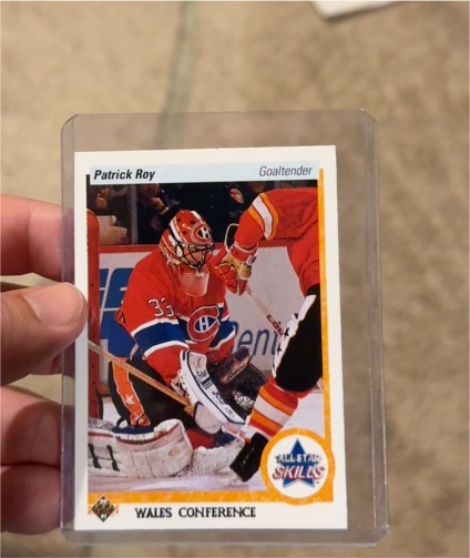 1990-91 Upper Deck #496 Patrick Roy — front
