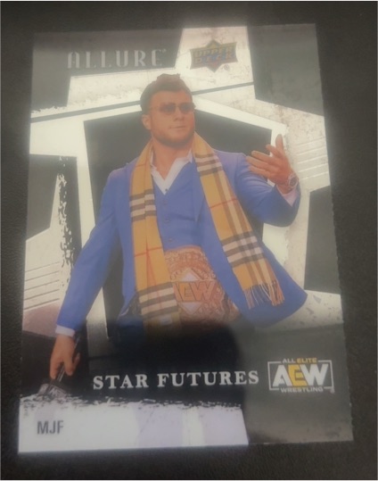 2022 Upper Deck AEW Allure #147 MJF Star Futures — front