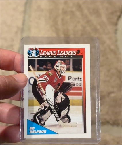 1991-92 O-Pee-Chee #288 Ed Belfour — front