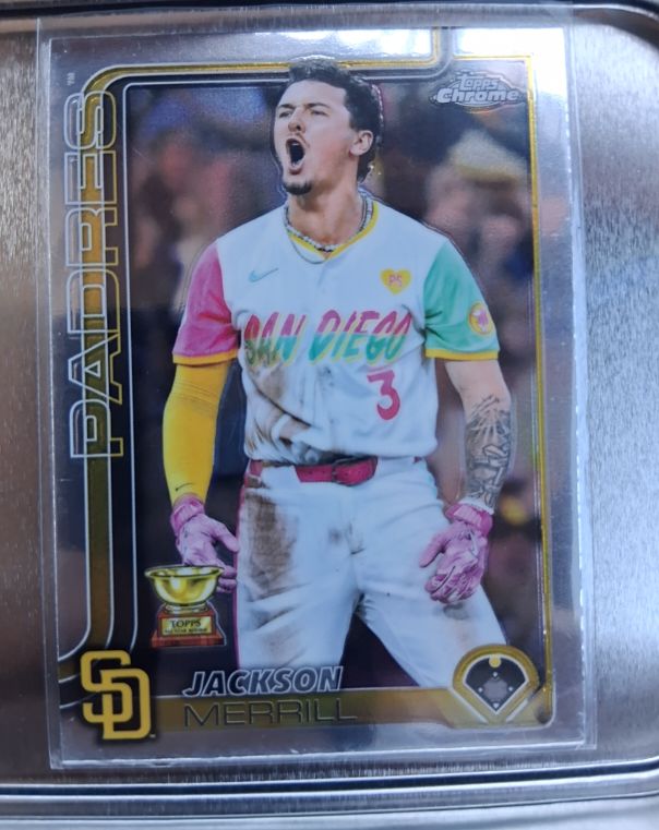 2025 Topps Chrome #61 Jackson Merrill — front