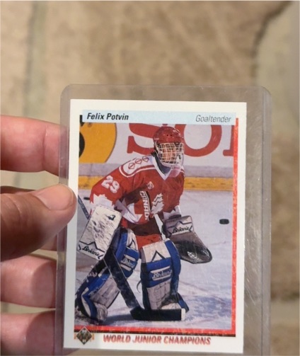 1990-91 Upper Deck #458 Felix Potvin — front