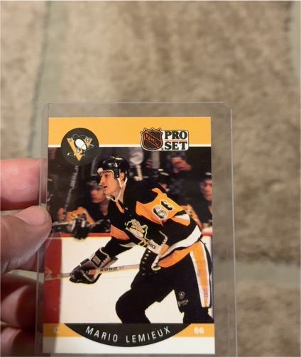 1990 Pro Set #236 Mario Lemieux — front