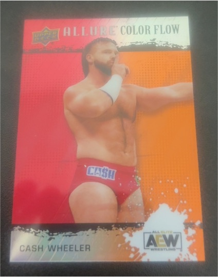 2022 Upper Deck AEW Allure Color Flow #R-4 Cash Wheeler — front