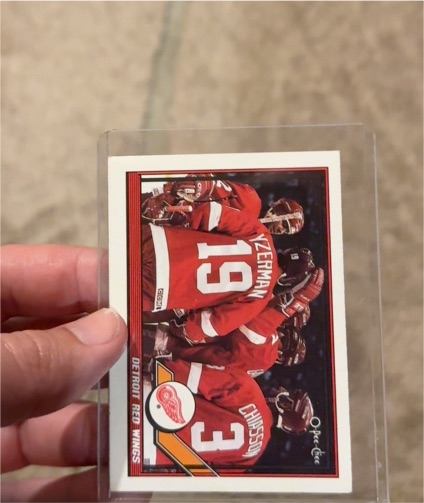 1991 O-Pee-Chee #19 Steve Yzerman Detroit Red Wings — front