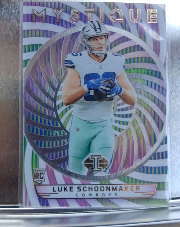 2023 Panini Illusions #23 Luke Schoonmaker Mystique Rookie Card — front