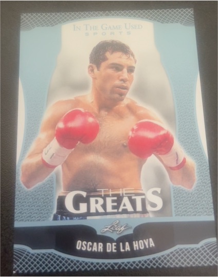 2024 Leaf In The Game Used Sports #TG-26 Oscar De La Hoya — front