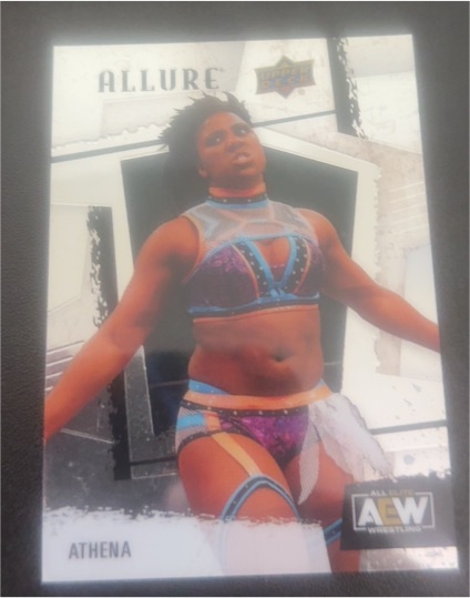 2022 Upper Deck Allure AEW #100 Athena — front