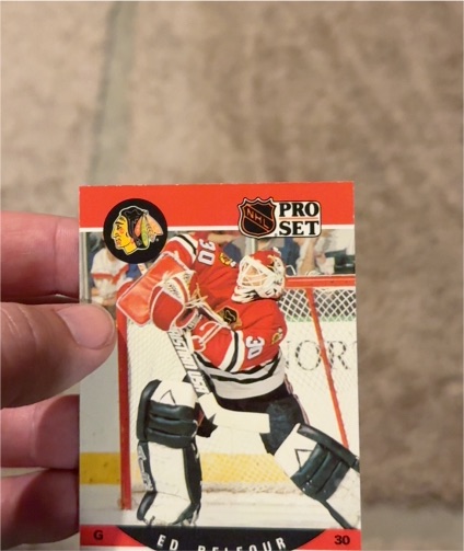 1990-91 Pro Set #598 Ed Belfour — front