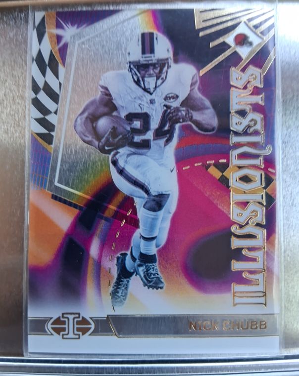2023 Panini Illusions Illusionists #7 Nick Chubb — front