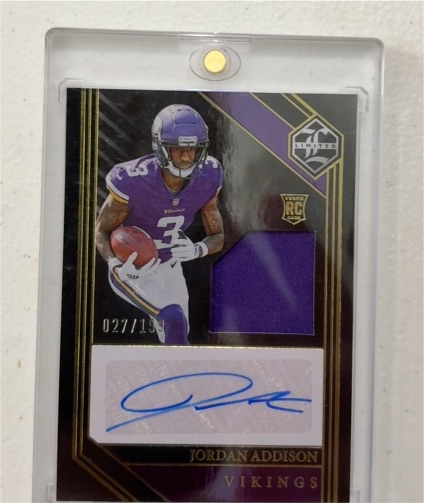 2023 Panini Limited #120 Jordan Addison — front