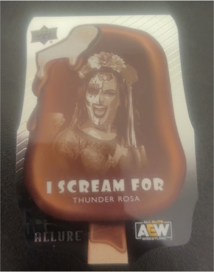 2022 Upper Deck Allure AEW I Scream For #ISF-6 Thunder Rosa — front