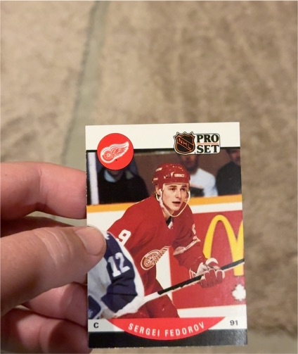 1990-91 Pro Set #604 Sergei Fedorov — front