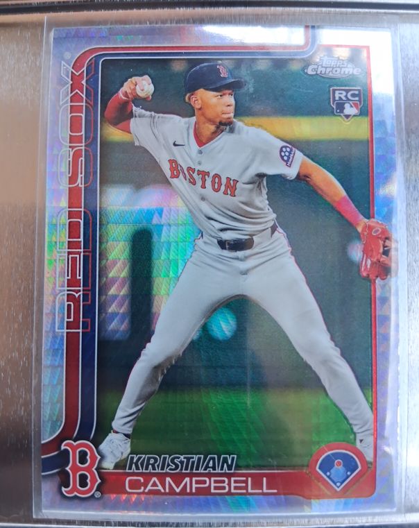 2025 Topps Chrome #171 Kristian Campbell RC — front