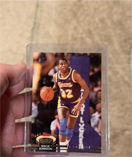 1992-93 Topps Stadium Club #32 Magic Johnson — front