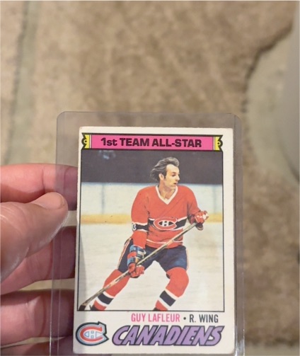 1977-78 O-Pee-Chee #200 Guy Lafleur 1st Team All-Star Montreal Canadiens — front