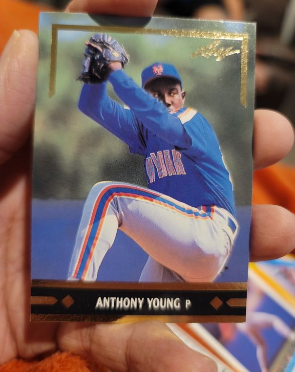 1991 Leaf Gold Rookies #BC23 Anthony Young — front
