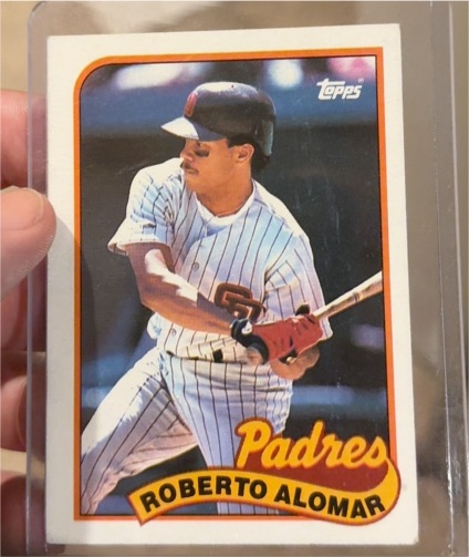 1989 Topps #206 Roberto Alomar — front