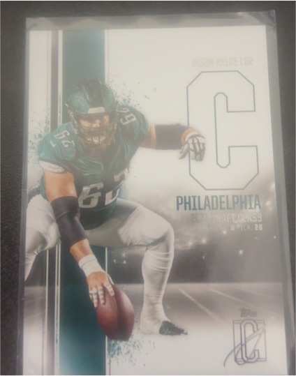 2024 Topps Signature Class #43 Jason Kelce — front