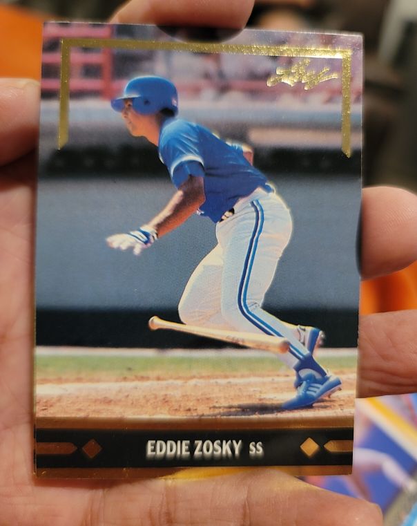 1991 Leaf Gold Rookies #BC24 Eddie Zosky — front