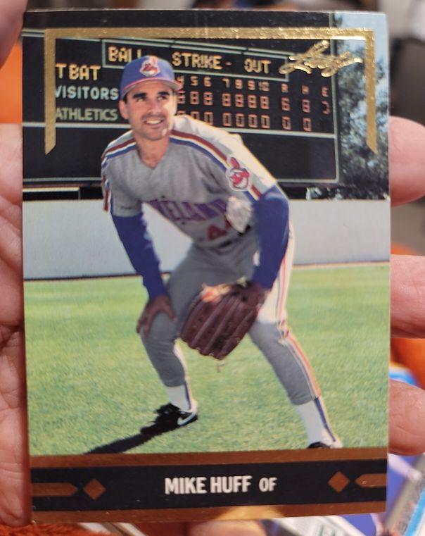 1991 Leaf Gold Rookies #BC22 Mike Huff — front
