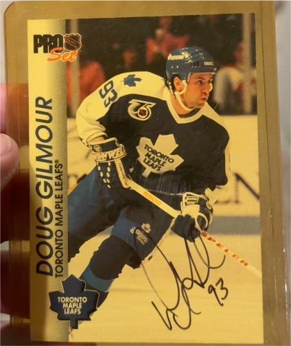 1992-93 Pro Set #184 Doug Gilmour — front