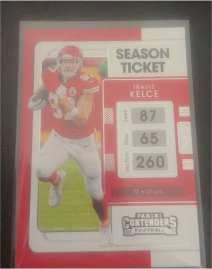 2021 Panini Contenders Football #49 Travis Kelce — front
