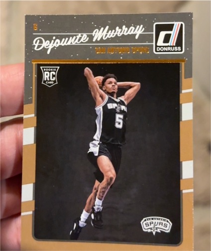 2016-17 Donruss #173 Dejounte Murray — front