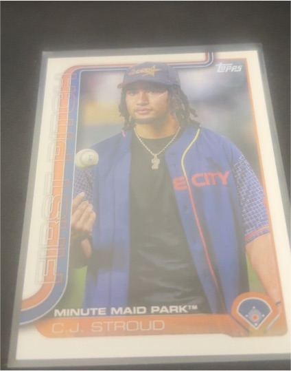 2025 Topps Series 1 First Pitch #FP-10 C.J. Stroud — front