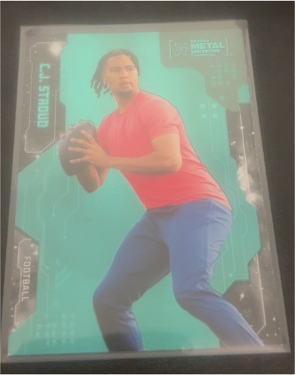 2024 Skybox Metal Universe Champions #7 C.J. Stroud — front